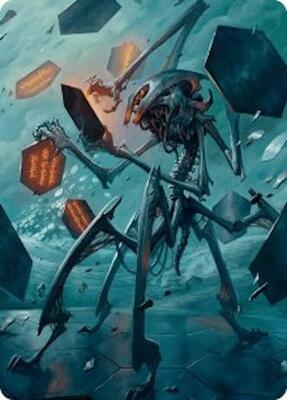 Scrawling Crawler Art Card (50/54) card from Art Series: Foundations