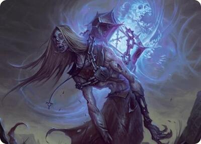 Soul-Shackled Zombie Art Card (9/54) card from Art Series: Foundations