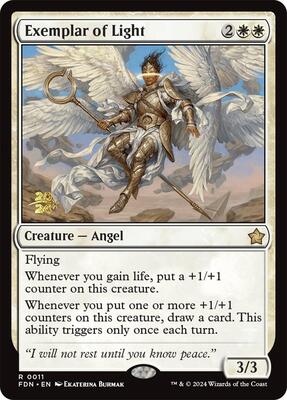 Exemplar of Light card from Prerelease Cards