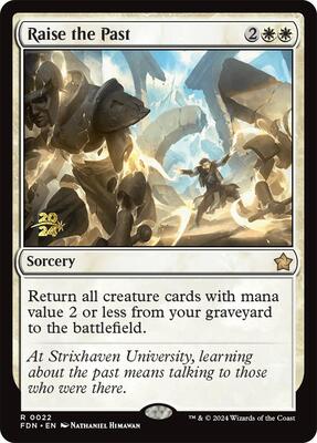 Raise the Past card from Prerelease Cards