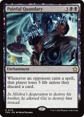 Painful Quandary (FDN) card from Prerelease Cards