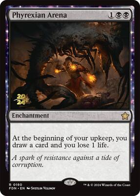 Phyrexian Arena (FDN) card from Prerelease Cards