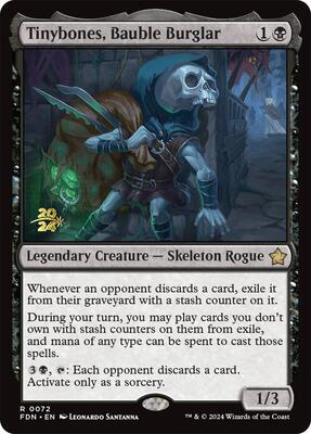 Tinybones, Bauble Burglar card from Prerelease Cards