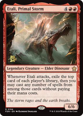 Etali, Primal Storm (FDN) card from Prerelease Cards
