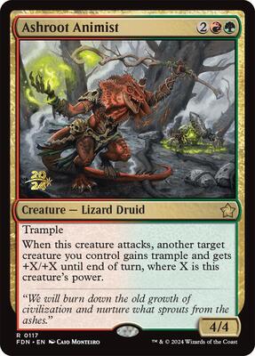 Ashroot Animist card from Prerelease Cards