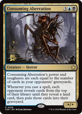 Consuming Aberration (FDN) card from Prerelease Cards
