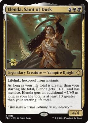 Elenda, Saint of Dusk card from Prerelease Cards