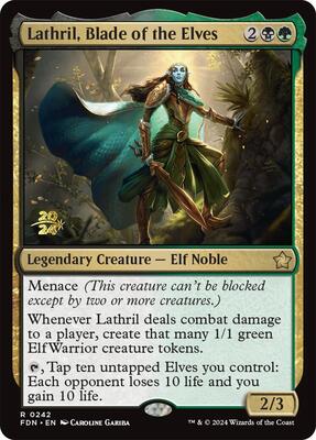 Lathril, Blade of the Elves card from Prerelease Cards