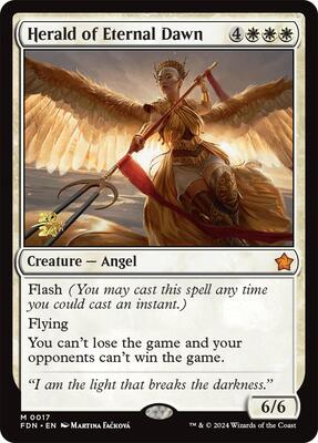 Herald of Eternal Dawn card from Prerelease Cards