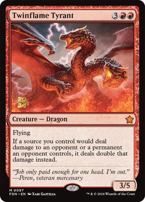 Twinflame Tyrant card from Prerelease Cards