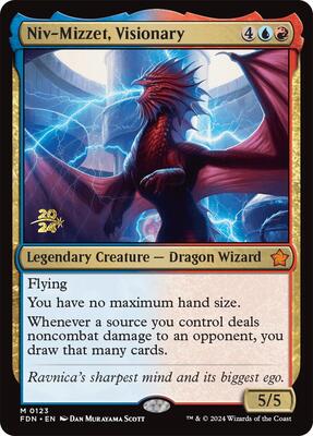 Niv-Mizzet, Visionary card from Prerelease Cards
