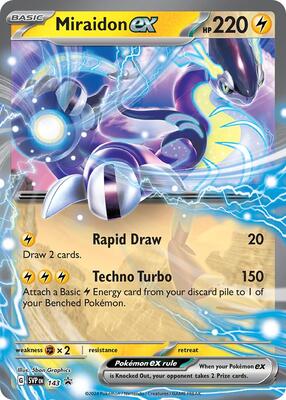 Miraidon ex - 143 card from SV: Scarlet & Violet Promo Cards