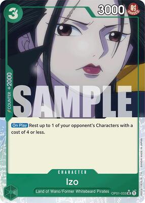 Izo (OP01-033) (Full Art) card from Premium Booster -The Best-