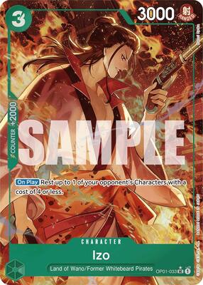 Izo (OP01-033) (Alternate Art) card from Premium Booster -The Best-