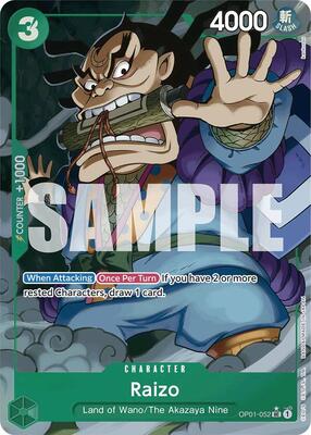 Raizo (Full Art) card from Premium Booster -The Best-
