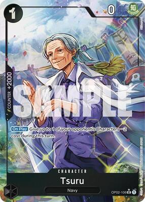 Tsuru (Full Art) card from Premium Booster -The Best-