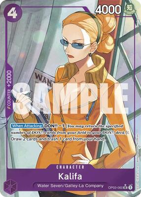 Kalifa (Full Art) card from Premium Booster -The Best-