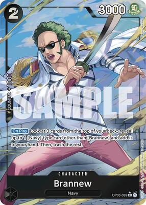 Brannew (Alternate Art) card from Premium Booster -The Best-