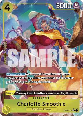 Charlotte Smoothie (Full Art) card from Premium Booster -The Best-