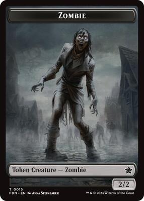Zombie // Insect Doubled-Sided Token card from Foundations