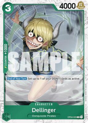 Dellinger (Jolly Roger Foil) card from Premium Booster -The Best-