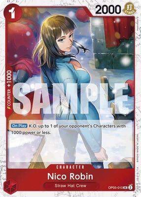 Nico Robin (Jolly Roger Foil) card from Premium Booster -The Best-