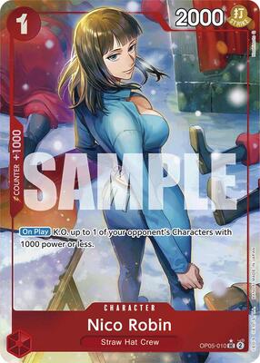 Nico Robin (Full Art) card from Premium Booster -The Best-