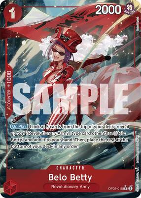 Belo Betty (Full Art) card from Premium Booster -The Best-