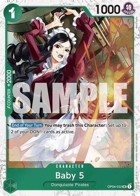 Baby 5 (OP04-032) (Jolly Roger Foil) card from Premium Booster -The Best-