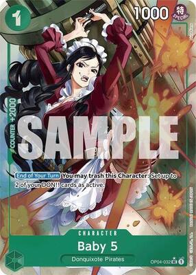 Baby 5 (OP04-032) (Full Art) card from Premium Booster -The Best-
