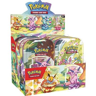 Prismatic Evolutions Mini Tin Display card from SV: Prismatic Evolutions