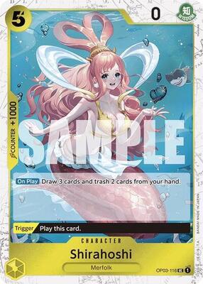 Shirahoshi (OP03-116) (Jolly Roger Foil) card from Premium Booster -The Best-