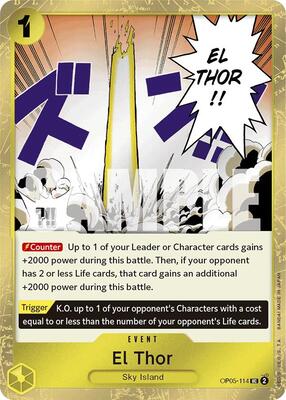 El Thor (Jolly Roger Foil) card from Premium Booster -The Best-
