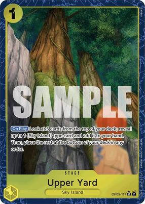 Upper Yard (Alternate Art) card from Premium Booster -The Best-