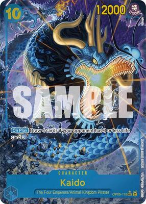 Kaido (OP05-118) (Alternate Art) card from Premium Booster -The Best-