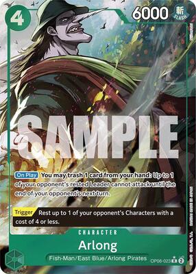 Arlong (Full Art) card from Premium Booster -The Best-