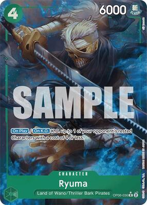 Ryuma (Full Art) card from Premium Booster -The Best-