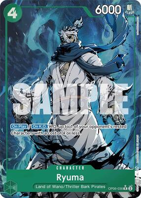 Ryuma (Alternate Art) card from Premium Booster -The Best-