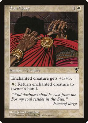 Sun Clasp card from Visions