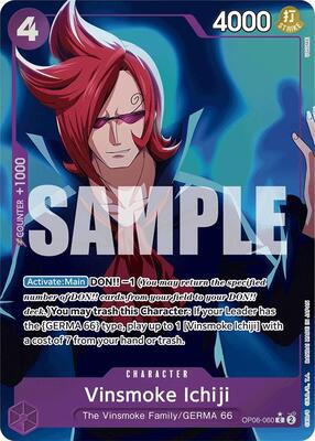 Vinsmoke Ichiji (OP06-060) (Full Art) card from Premium Booster -The Best-