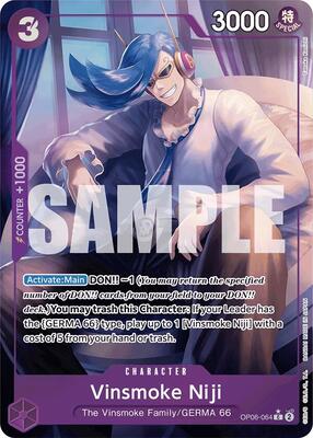 Vinsmoke Niji (OP06-064) (Full Art) card from Premium Booster -The Best-