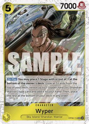 Wyper (Jolly Roger Foil) card from Premium Booster -The Best-