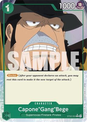 Capone"Gang"Bege (ST02-004) (Full Art) card from Premium Booster -The Best-