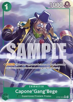 Capone"Gang"Bege (ST02-004) (Alternate Art) card from Premium Booster -The Best-
