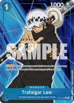 Trafalgar Law (ST03-008) (Full Art) card from Premium Booster -The Best-