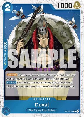 Duval (Jolly Roger Foil) card from Premium Booster -The Best-