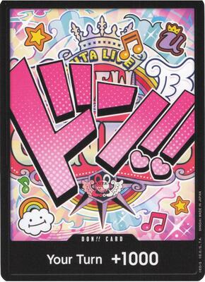 DON!! Card (Uta) card from Premium Booster -The Best-