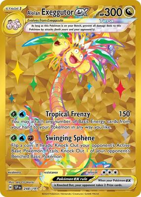 Alolan Exeggutor ex - 248/191 card from SV08: Surging Sparks