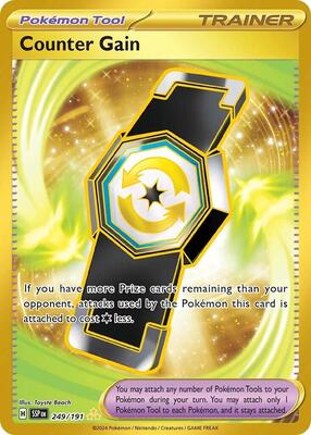 Counter Gain - 249/191 card from SV08: Surging Sparks