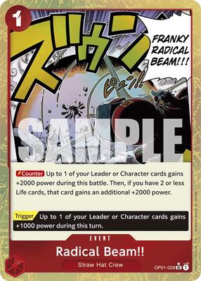 Radical Beam!! (Textured Foil) card from Premium Booster -The Best-